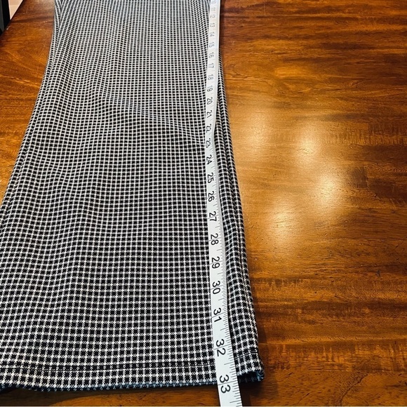 Nine West XXLL Bootcut Black White Wide Elastic Waistband Pull On Knit Pants - Picture 7 of 10